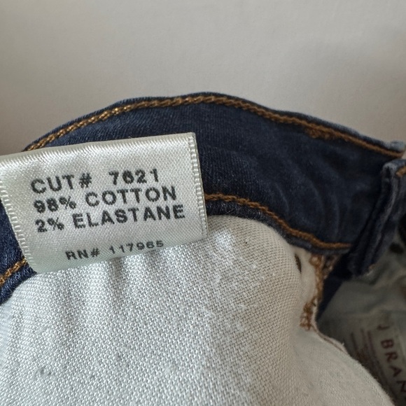 J Brand Babe Starless Cotton Blend Low Rise Y2K Style Flare Blue Jeans Size 26 - Picture 13 of 14